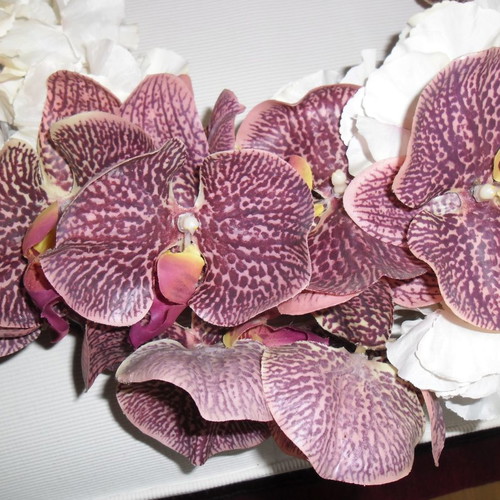 Orchid wreath Le Shop like new, diameter 50cm