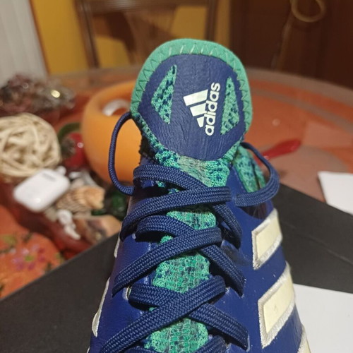 Adidas Football Shoes Like New Size 42 1/2 Blue Green