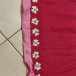 Summer dress with stone embroidery, like new, pink, size S