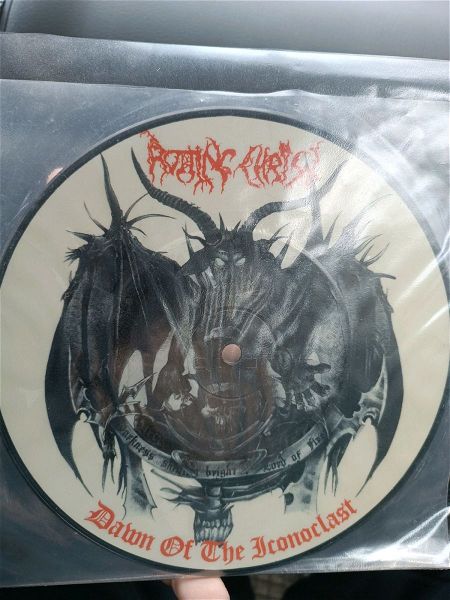  diskos viniliou 45 rpm Rotting Christ  Dawn Of The Iconoclast 7 inch