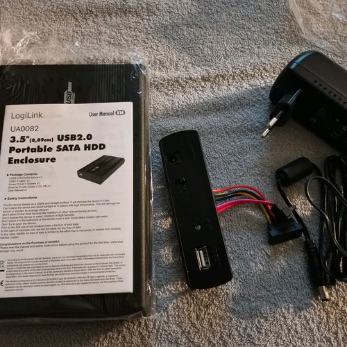 Adapter for data transfer from hard drive to computer new