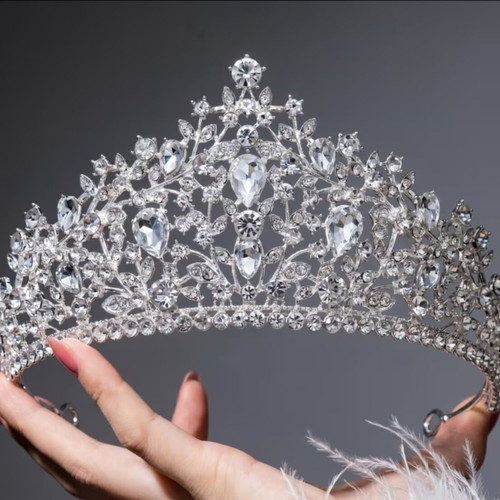 Bridal Crown with Crystal Rhinestones Tiara #91 new