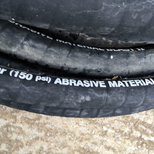 NEW Sandblasting - cement mortar - blasting concrete pipe 20m