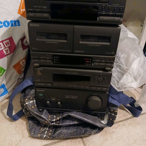 Sony sound system used with two speakers