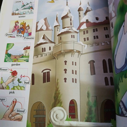 Snow White and the 7 Dwarfs children's book used, Greek