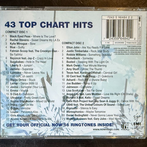 Now That's What I Call Music! 56 double CD like new, UK edition
