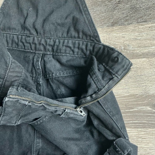Denim playsuit shorts black Pull & Bear like new