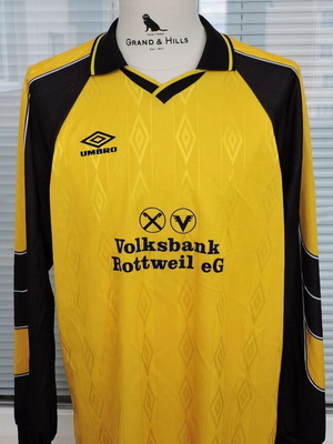 Umbro Vintage original long sleeve football shirt FV 08 Rottweil XL used