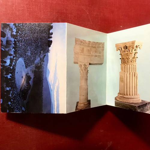 Epidaurus postcards used, booklet of 10, 8.5x11cm