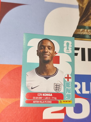 Ezri Konsa World Cup 2026 Panini sticker