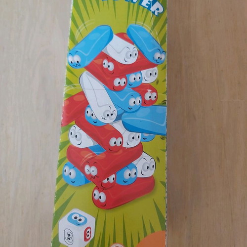 Board games used, pack of 4 (Ti eimai?, Sto kefali to cho, Emoji, Jenga)