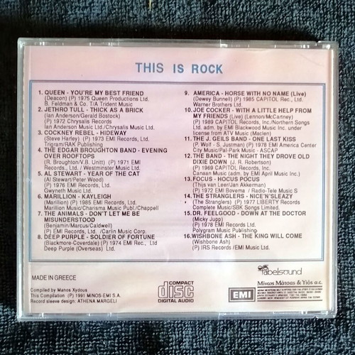 This Is Rock CD like new, rock collection