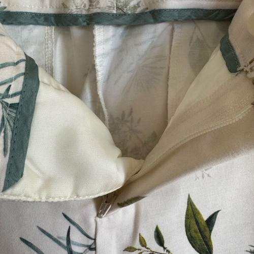 Mango floral cotton pants