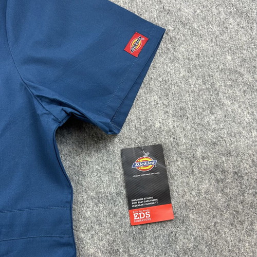 Dickies Medical Scrub Top Navy Medium new