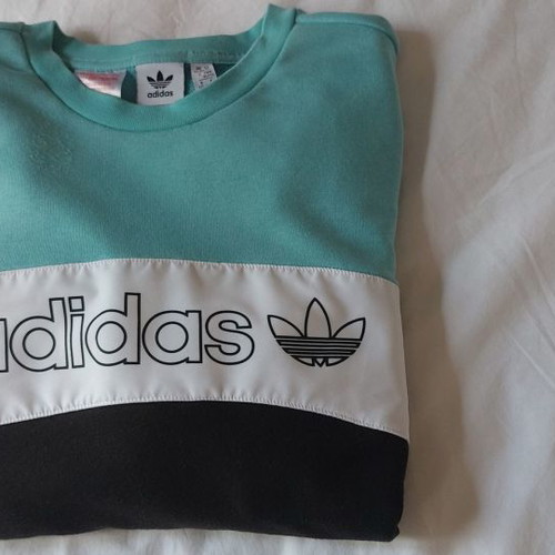 Adidas tracksuit set used, size 170 cm, black