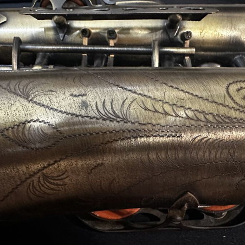 Alto saxophone used, with case