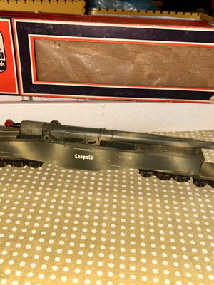 Lima H0 30 3500 Leopold railway gun model used
