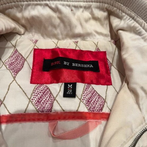 Bershka jacket used, size M, white