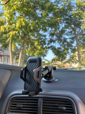 Car Phone Mount for Dashboard with 360-Degree Rotation, New