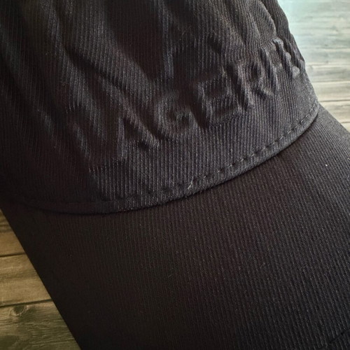 Karl Lagerfeld hat black like new, one size unisex