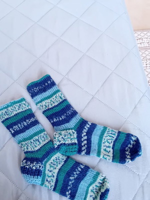 Wool Socks 86% Handmade New