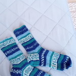 Wool Socks 86% Handmade New