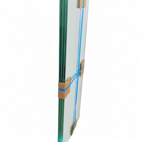 Glass panels for display cases, per piece, 90x35x1 cm