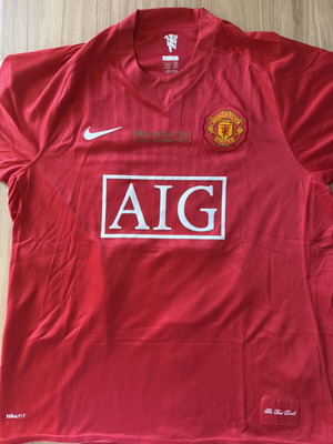 Manchester United Final Moscow 2008 Nike Home φανέλα μέγεθος L σαν καινούργιο