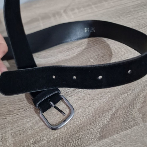 Vintage Trachten velvet women belt 100 cm new, black and silver