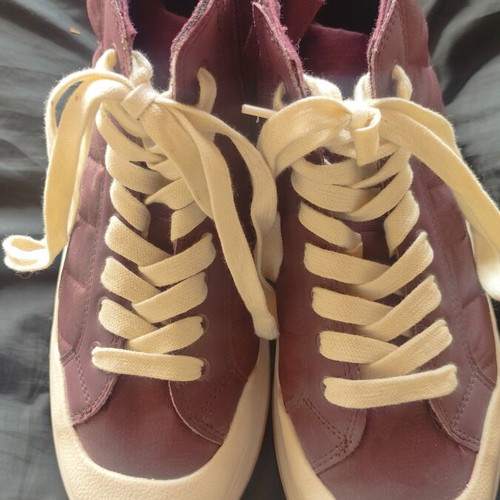 Zara ankle boots size 37 like new, burgundy