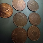 5 cent coins from 11 countries