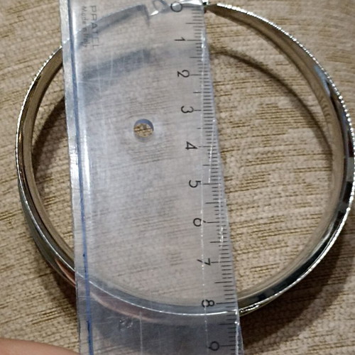 Large hoop earrings silver like new