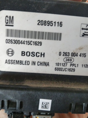 Chevrolet Cruze 2.0 parking sensor module used, GM 20895116