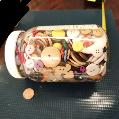 Box with various buttons like new
