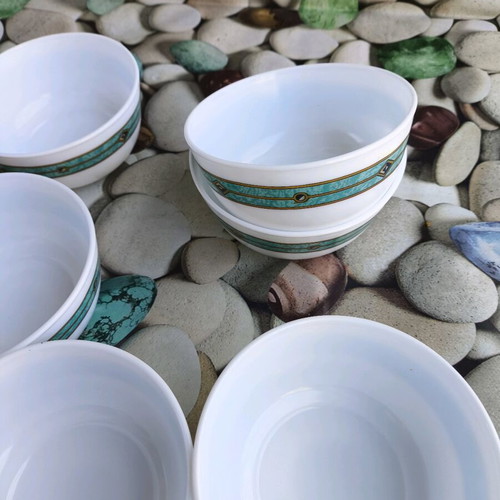 Set of 12 small serving platters new, same design