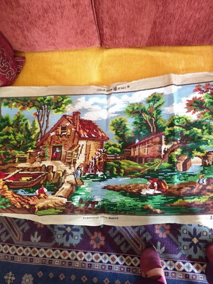 Κέντημα για κάδρο καινούργιο με όμορφη παράσταση