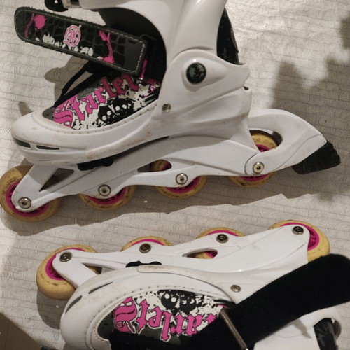 Athlopaidia Inline Adjustable Rollers for Girls like new, size 34-37