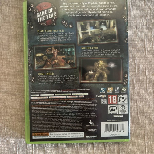 Bioshock 2 Xbox 360 English full version