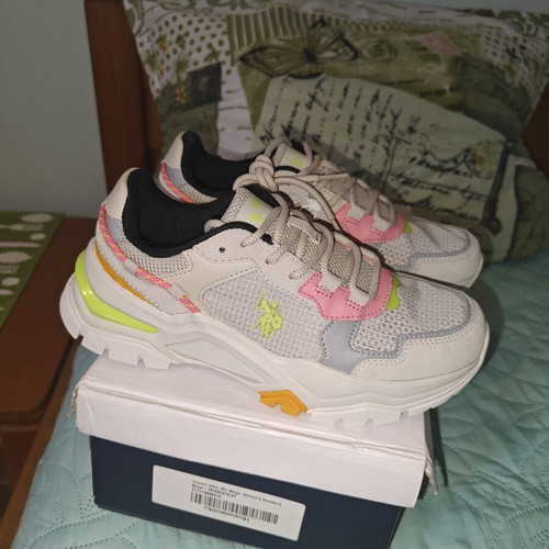 U.S. Polo Assn. Vincent Wmn 4Fx sneakers new, multicolor, size 37