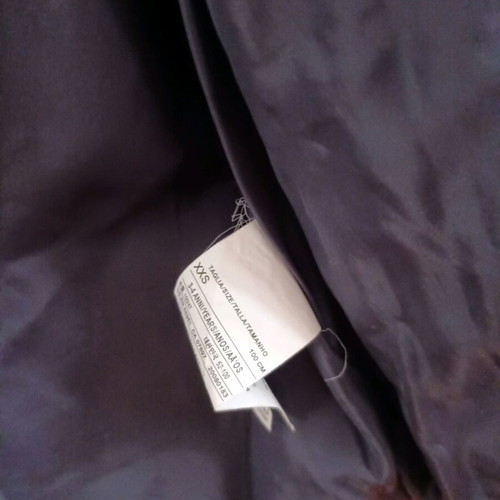 Benetton sleeveless kids jacket with hood like new, blue and red