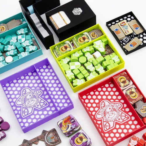 Orloj Board Game Organizer New 3D Printed Insert with Thematic Lids