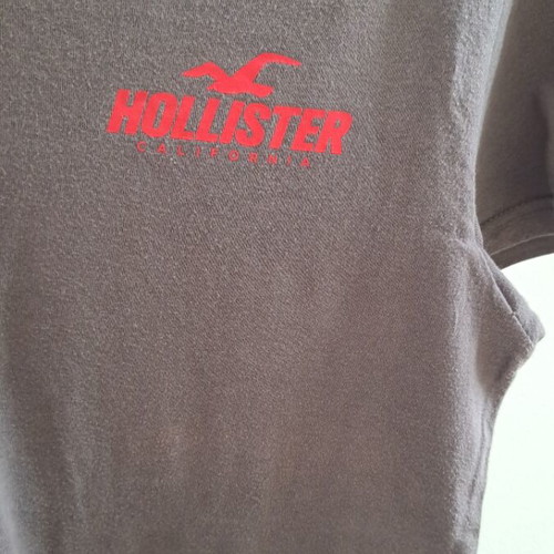 Hollister men's t-shirt like new, gray, size S