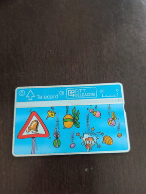 Belgium telecard used