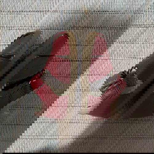 Παιδικά παπούτσια Bobux καινούργια, νούμερο 18, κόκκινα πέδιλα