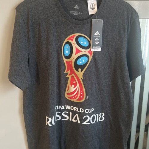 Fifa World Cup 2018 Russia Adidas T-shirt new, large size