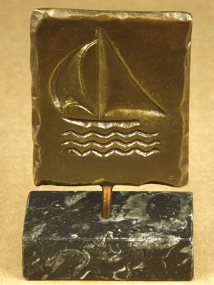Sculpture ship used by Filippakis