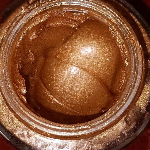 Lancaster iridescent body cream used for summer glow