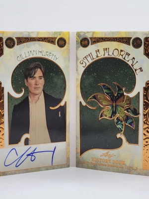 Cillian Murphy Leaf History Book Style Florale On-Card Autograph