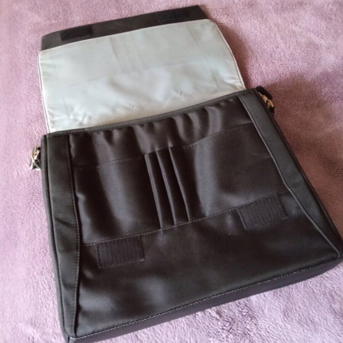 Laptop bag new large 40x33 Sentio black hand and shoulder