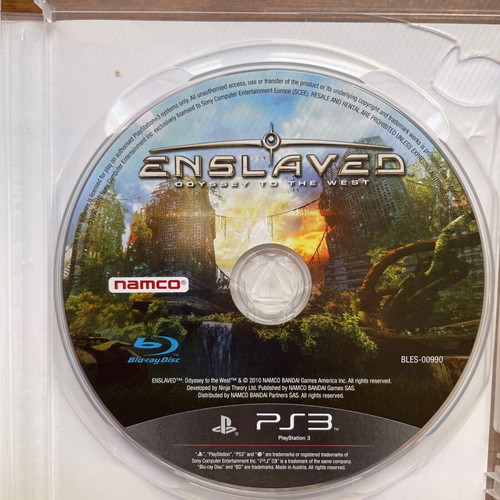 PS3 Enslaved Odyssey to the West like new without manual